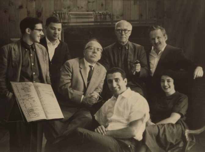 David Perkett, William G. Brown, Wolfgang Fortner, Roberto Gerhard, Arthur Bloom, John Perras, Jane Taylor